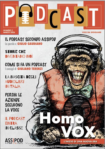 Copertina del primo numero della Rivista Podcast